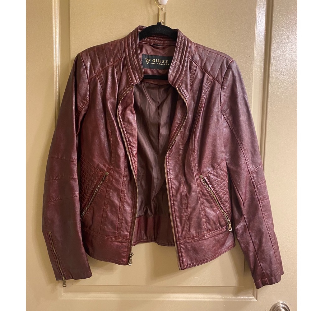 Women’s Leather Moto Jacket